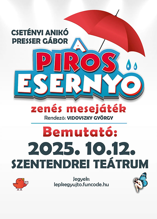A piros eserny szentendrei bemutatjnak plaktja